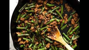 dish in a pan